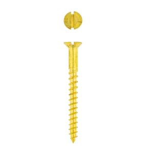 Wood Screw - Countersunk - Solid Brass